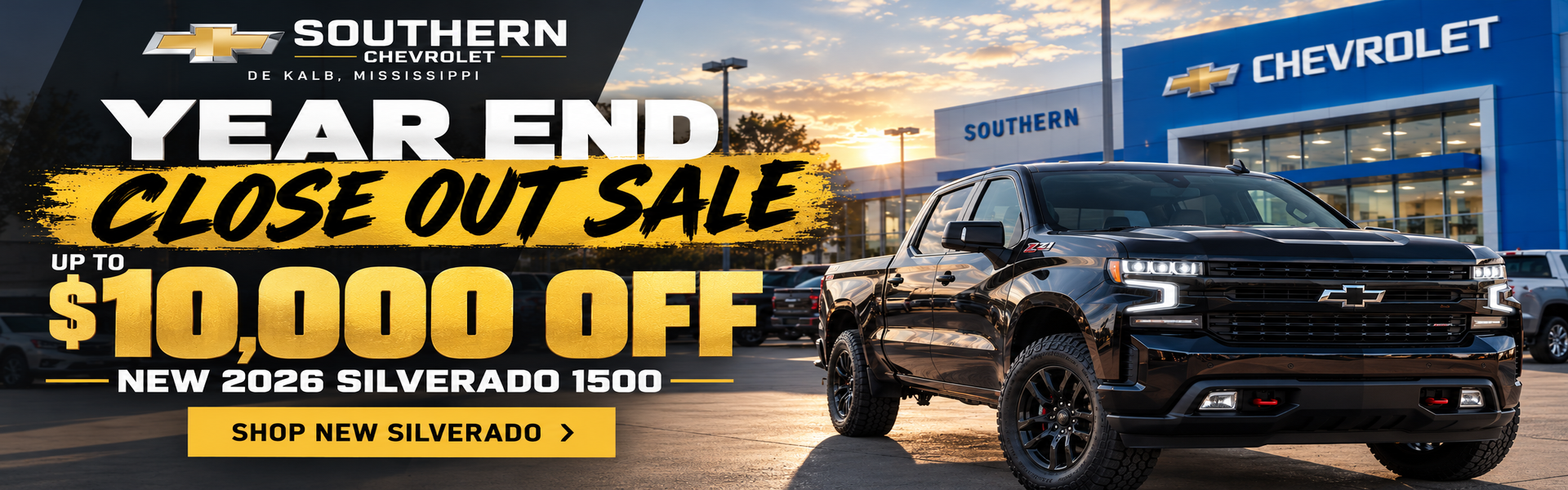 Year-End Clearance Sale Banner